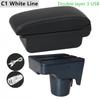 High-quality Car Armrest Box For Volkswagen VW Sagitar Golf 6 Golf 5 Mk5 Mk6 Leather Arm Rest Center Console Storage USB