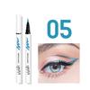 Small Silver Tube Eyeliner Black Dark Brown Berry Red Color Liquid Eyeliner Liquid Lying Silkworm Shadow Pen Suitable for Novice