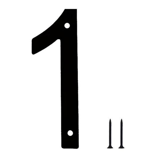 Decorative Address Numbers 3D House Number for Outside, Modern 0-9 Floating Numbers, Wall Mount Weather-proof Metal Sign Door, Mailbox,