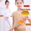 Girls' Winter Dance Performance Undershirt - Nude Fleece-Lined Top