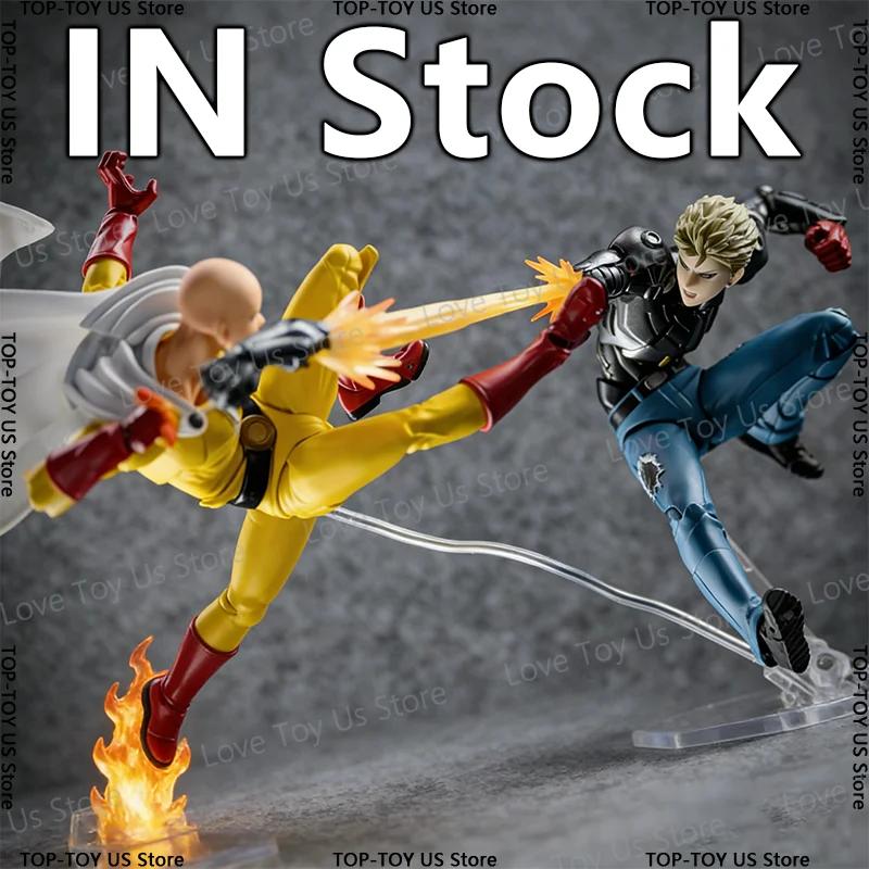 KAIYODO Revoltech Amazing Yamaguchi One Punch Man Action Figures: Saitama & Genos Movable POLYVINYL CHLORIDE Miniature Statue Animation Plaything