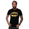 Batman Mens Spray Logo Cotton T-Shirt