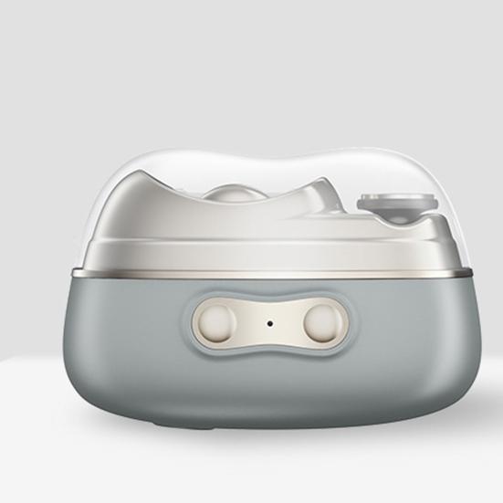 Smart Nail Clipper with LED Light USB Rechargeable Portable Electric Nail Grinder Ergonomic Design Automatic Nail Clipper