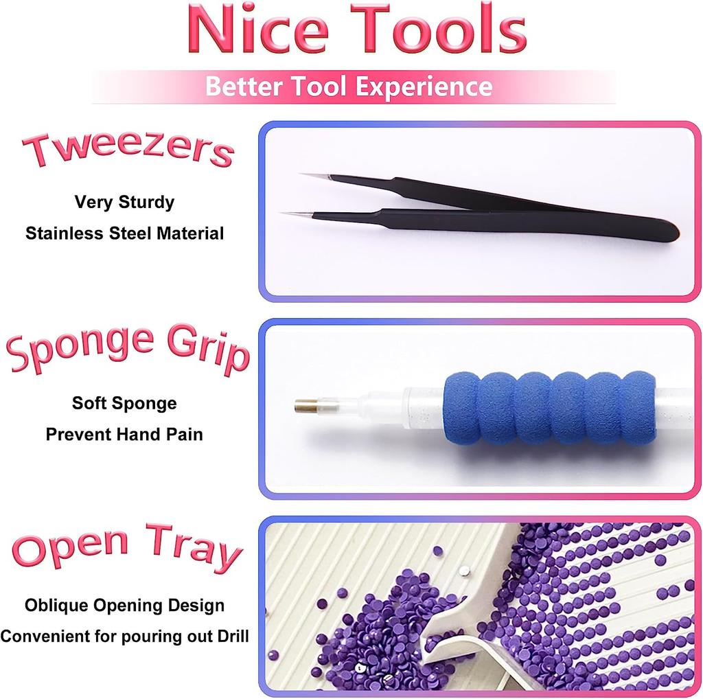 HuaCan Diamond Painting DIY Kit Lanscape Butterfly Picture Full Round Drill Mosaic Tree Paintings Rhinestone Embroidery Art Craft Home Wall Decor