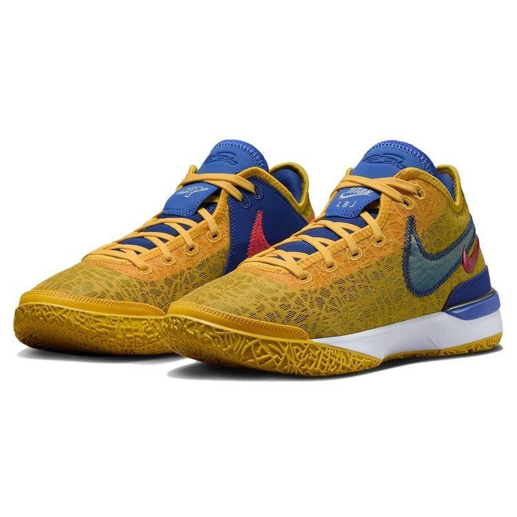 Titan x Nike Zoom LeBron NXXT Gen EP Titan Hoops Fair Мужские кроссовки Желтый Университетский-Золотой Игровой-Королевский DZ2916-700