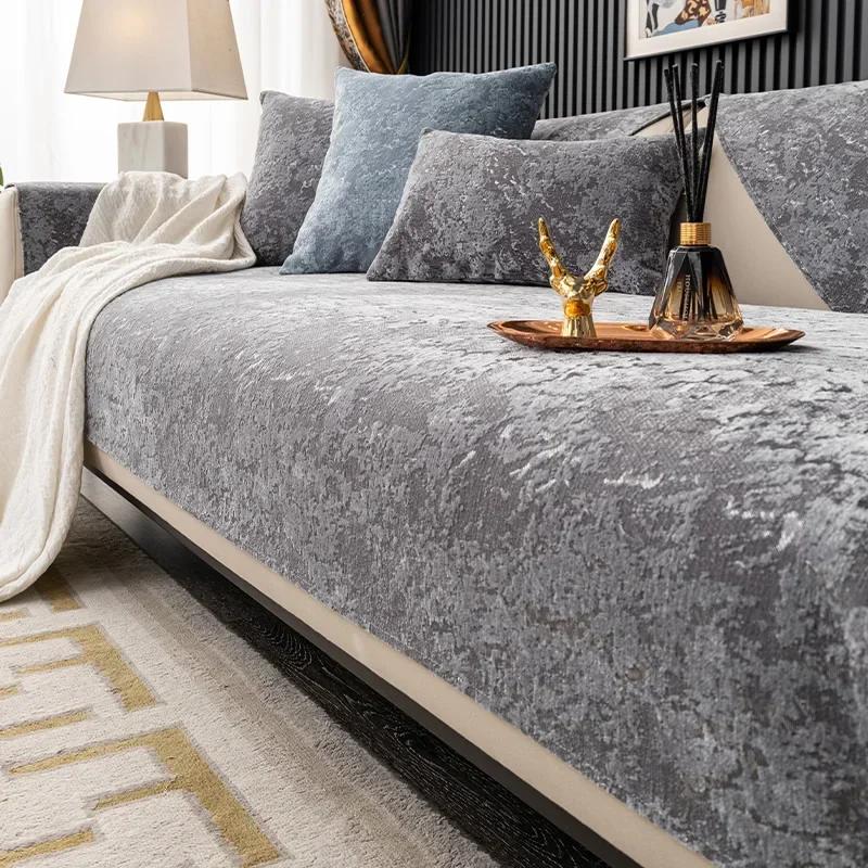 Сплошная цветная роскошная стильная диванная подушка, новая всесезонная универсальная спинка, полотенце, современный скандинавский чехол для дивана, тканевая подушка