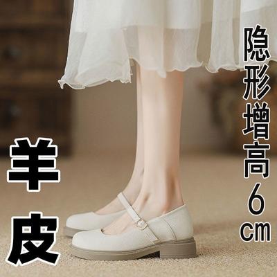 Туфли-лодочки из маленькой кожи на толстом каблуке, женские, новые, летние, с подъемом внутри, маленького размера 33