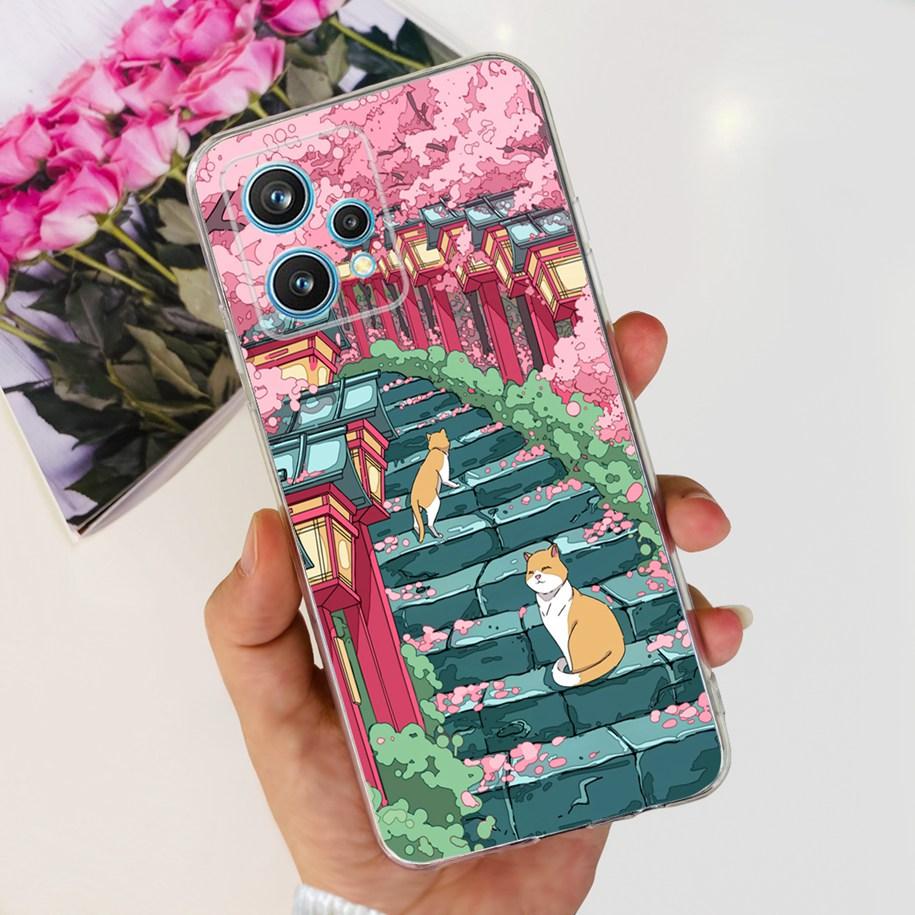 Чехол для OPPO Realme 9 Pro Plus 5G RMX3392 Модный силиконовый мягкий чехол с бабочкой для Realme 9 Pro+ Чехол Realme9 Ударопрочный Funda