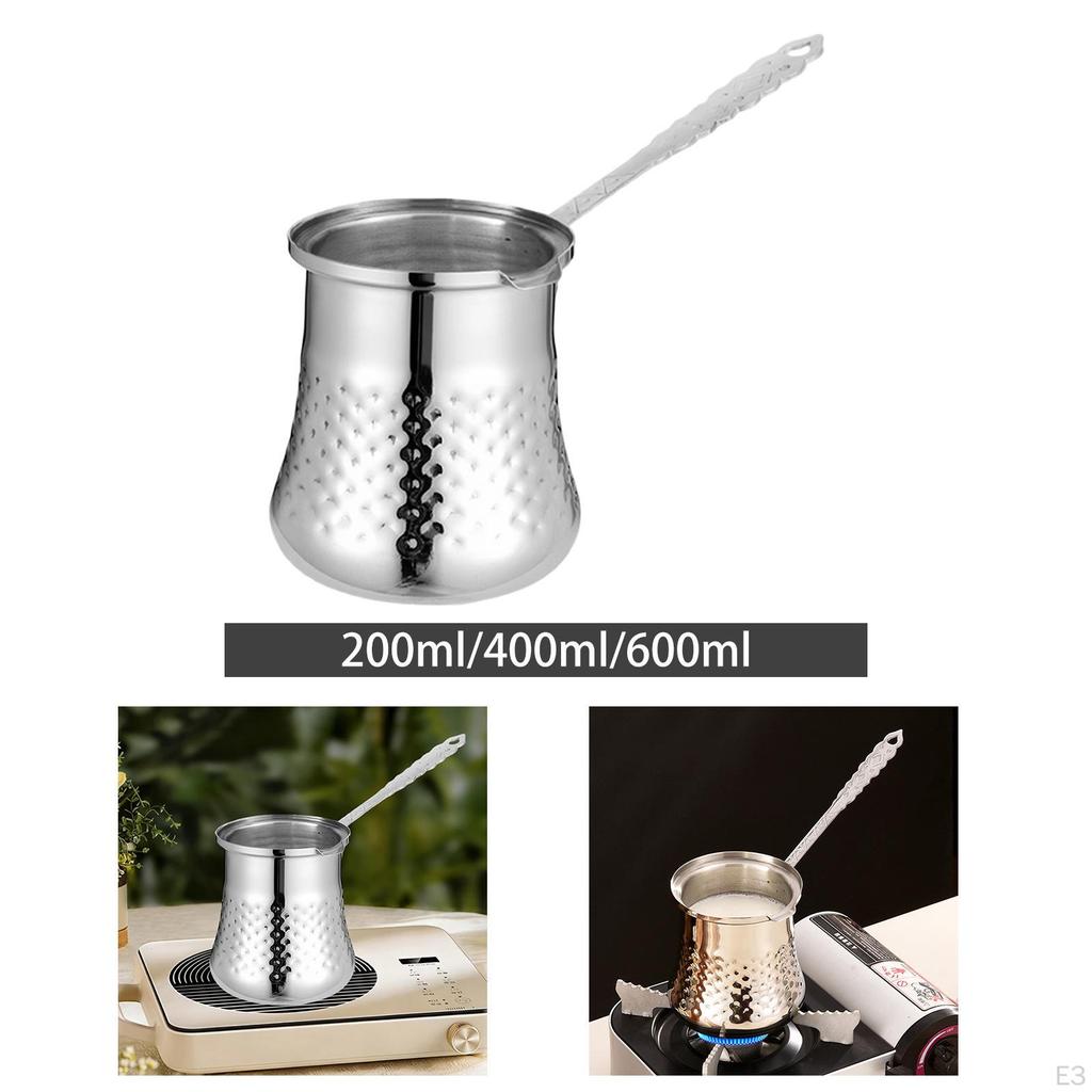 Coffee Pot Butter Warmer Jug Stainless Steel Chocolate Melting Maker
