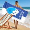 Delfino Pescara 1936 Print Beach Towel, Large Soft Quick Dry Towel for Beach Camping Swimming