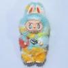 New V5.0 Labubu 5th Blind Plush Toy Keychain Bag Accessories Car Air Conditioner Decoration Trendy Figurine Gift Girls'Collectible Item