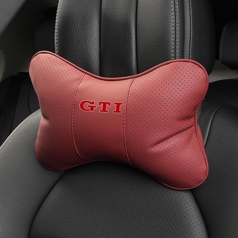 2026 Hot VOLKSWAGEN Car Seats Neck Pillow Breathable Headrest Auto Accessories For Volkswagen VW GTI Jetta Golf Beetle CC EOS MK zf5