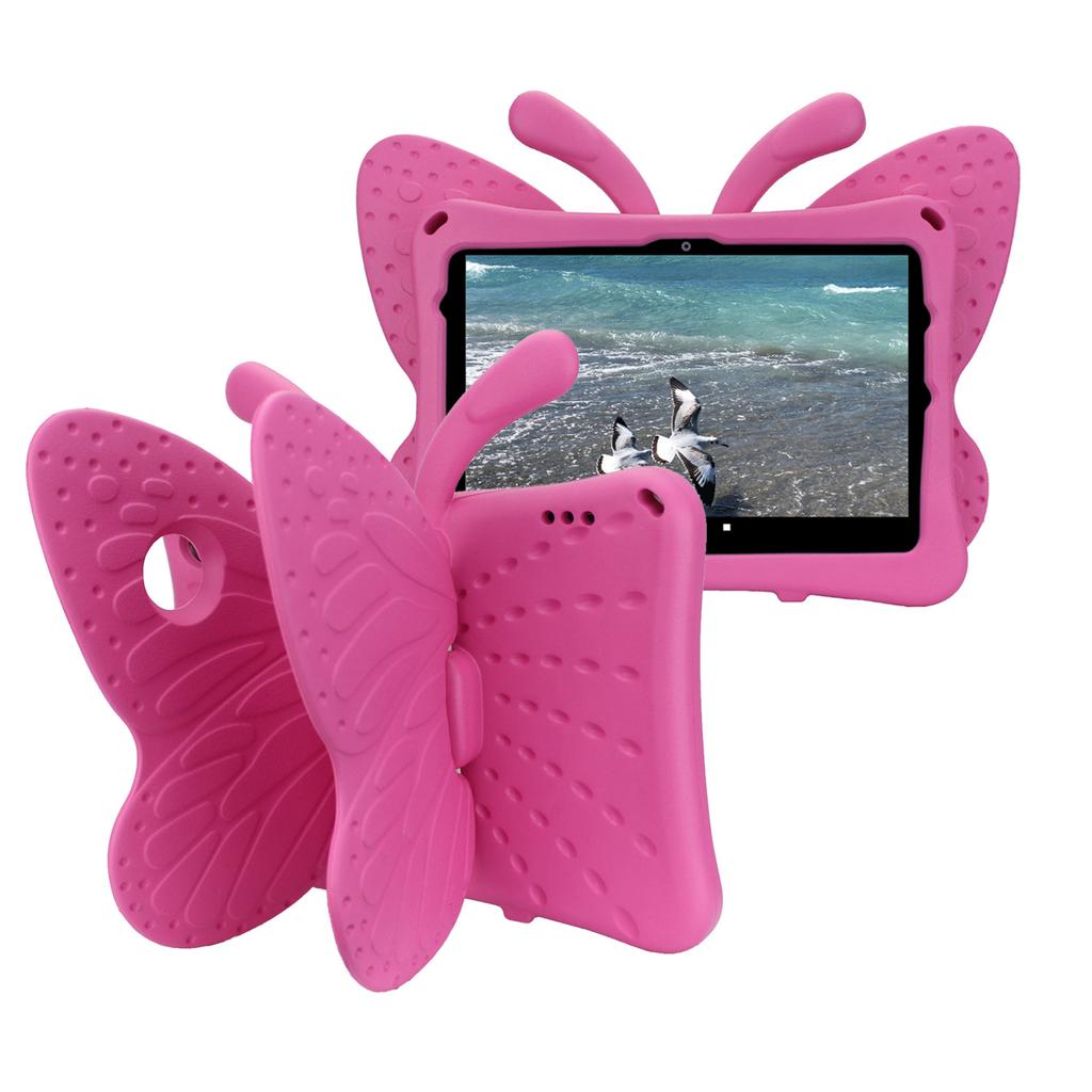 Милый детский чехол из ЭВА, универсальный для Amazon Fire HD 10 Plus 2023 13-го 2021 11-го поколения, 10,1 дюйма, с крыльями-подставкой, 3D-бабочка