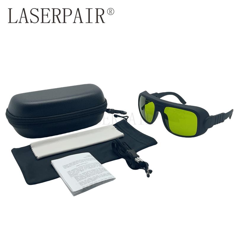 EN207 Certified 808nm 980nm 1064nm Polycarbonate Lenses Laser Safety Glasses Protective Goggles Black Frame Eye Protection