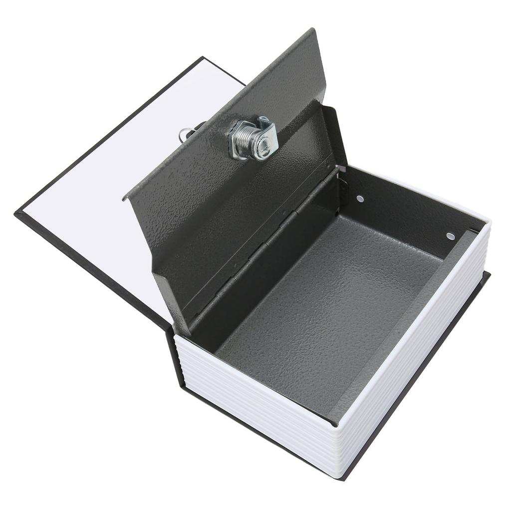 Сейф для хранения книг с ключами из нержавеющей стали, скрытый секретный чехол в форме книги для домашнего офиса и магазина