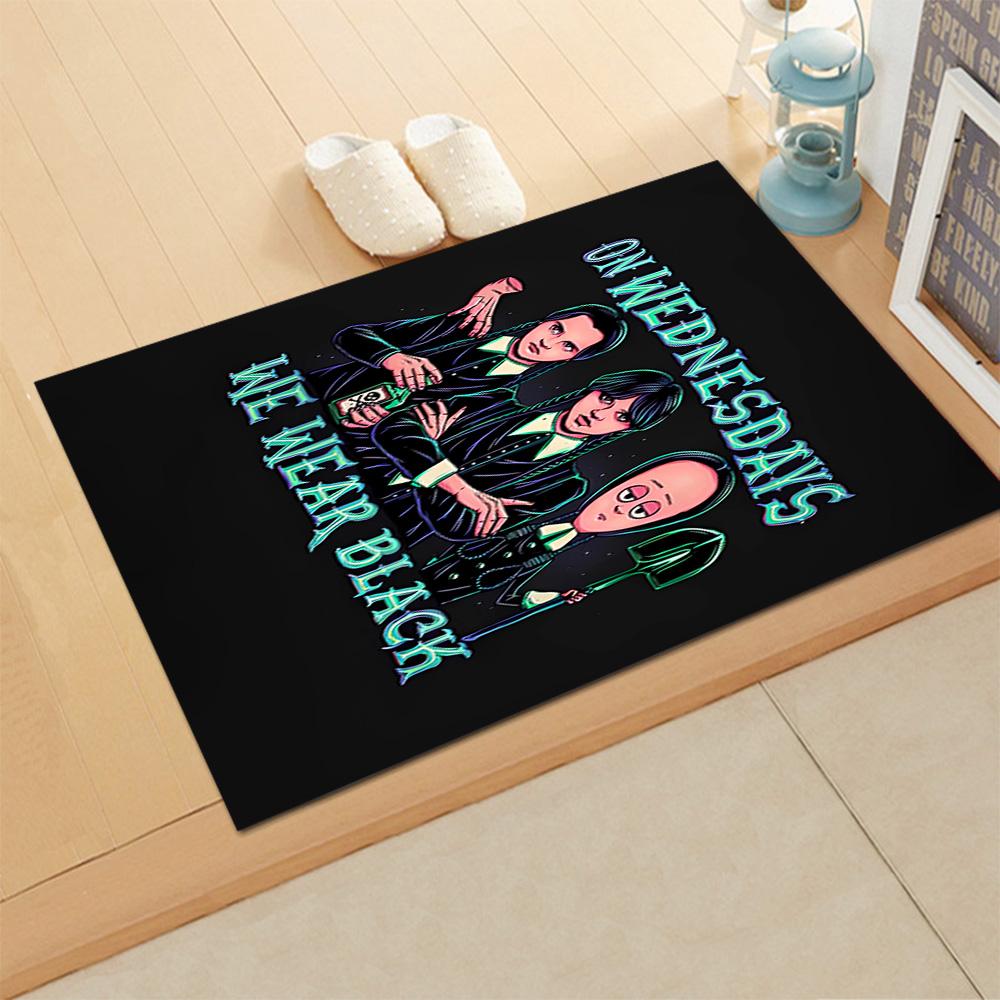 Gothic Spider Web Portrait rug for living rooms, bedrooms, home décor, and as gifts.
