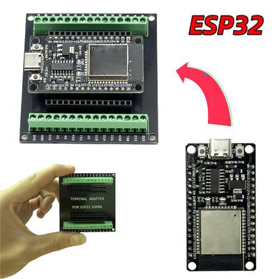 Плата разработки ESP32 Беспроводной модуль WiFi Bluetooth Сверхнизкое энергопотребление Двухъядерный 30-контактный ESP32-32S 32D Для умного дома