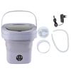 Folding Washing Machine Full Automatic Small Underwear Foldable Washer for Dormitory