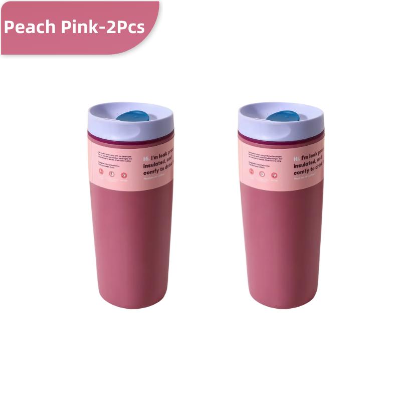 12oz/20oz Large Capacity Car Mounted Stainless Steel Thermos Cup Travel Thermos Bottle Coffee Mug Vacuum Flask Insulated Cups