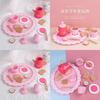 Wooden Kids Play Afternoon Tea Set Toy For Creative Activities