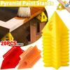 20pcs Pyramid Paint Stands Mini Triangle Stands Triangle Paint Pad Bracket Feet Woodworking Tools Accessories Carpenter Square Paint Pads Set