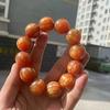 Модный браслет 1шт Браслет праздничный подарок популярный Подходит как для мужчин, так и для женщин Янтарь Дерево Ручная работа