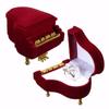 Hot Earring Pendant Wedding Velvet Piano Ring Box Ring Box Gift Case Storage Box
