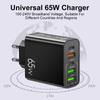 Quick Charge 3.0 20W PD 3.1A USB Type C Charger 5 Port Phone Charger Adapter For iPhone 11 13 14 Pro Max Samsung Xiaomi