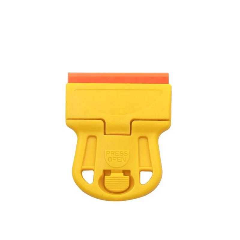Scraper With A Blade One-Sided Razor Painting Scraper Holder Handle Standard Window Tinting Razor Scraper Tool Remover Cleaner