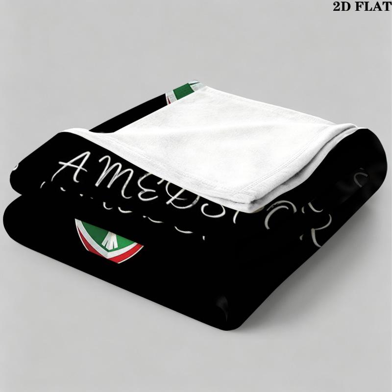 Фланелевое одеяло с принтом Amedspor Высокое качество Теплое Уютное Покрывало для Всех Сезонов Идеально для Подарков Декор Дома