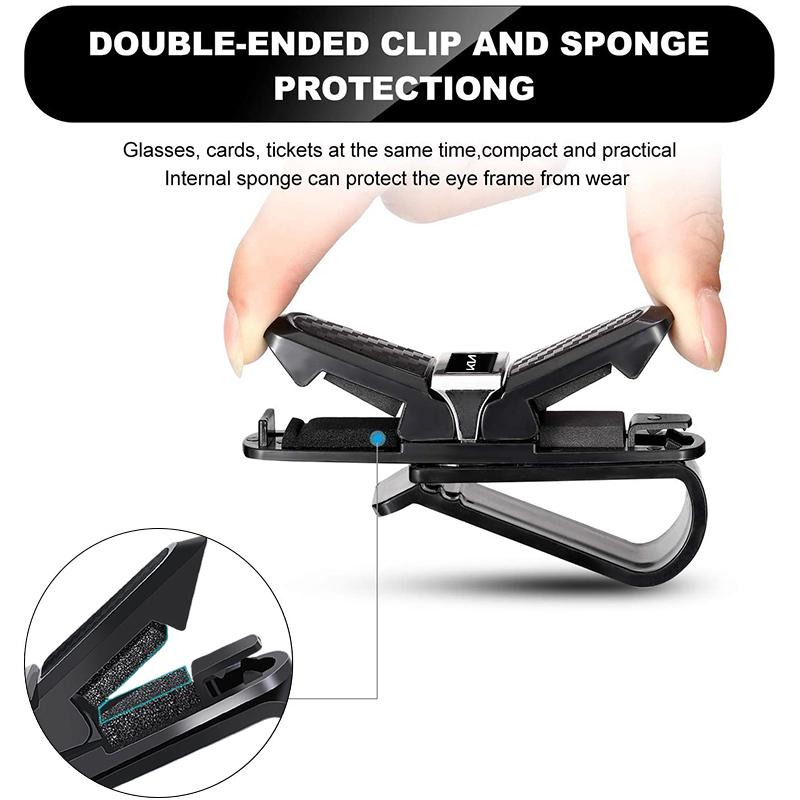 Two-sided Car Glasses Clip Car Visor Storage Bracket For KIA K3 Sportage Carnival K5 Seltos Pegas KX1 EV5 Sonet EV6 K4 EV3 Ceed MP2