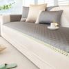 Подушка для дивана Ice Silk, летний коврик, летний чехол для дивана, нескользящий чехол для сиденья, полотенце