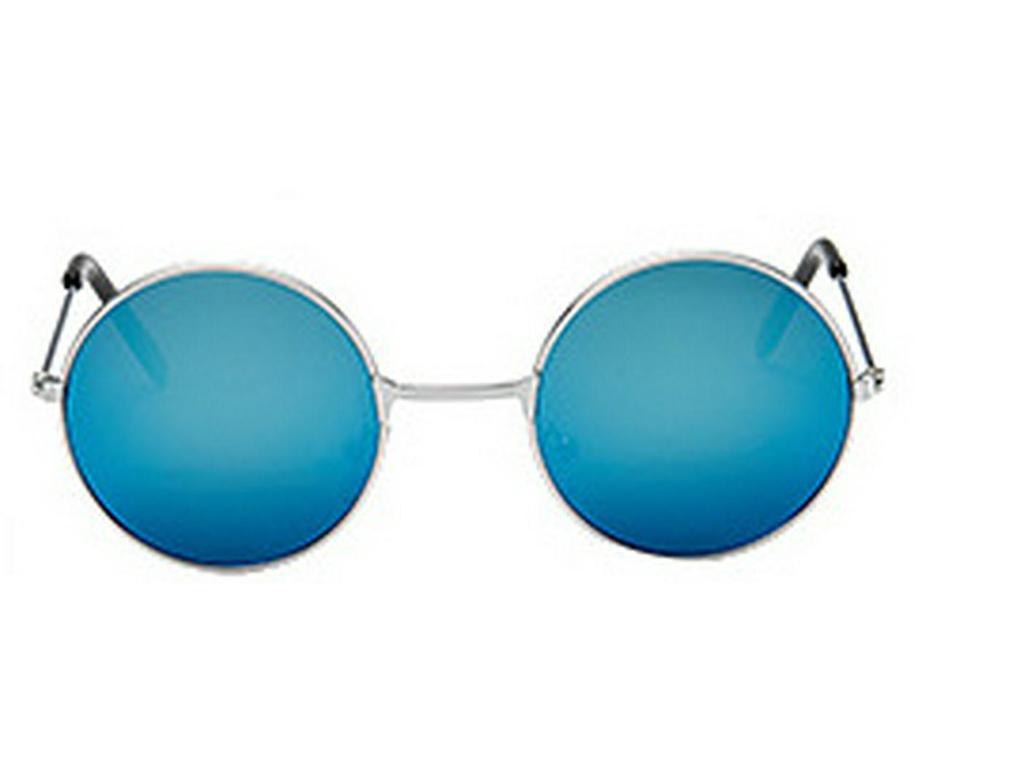 Retro Round Frame Sunglasses for Kids: Colorful Reflective Lenses for Boys, Girls, and Babies.