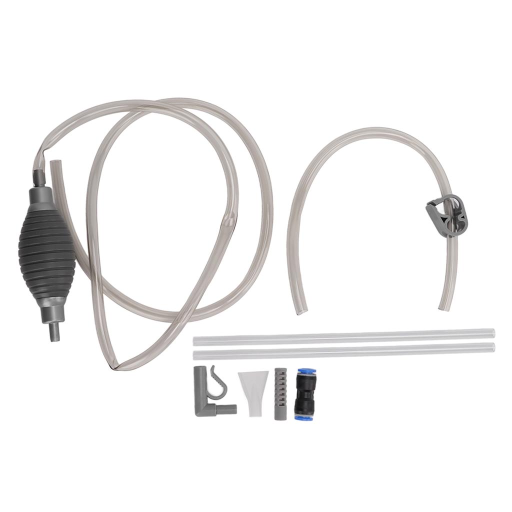 Aquarium Siphon Cleaner Plastic Siphon Sand Remover with 3 Nozzles for Fish Tank Cleaning Water ChangeStandard Type