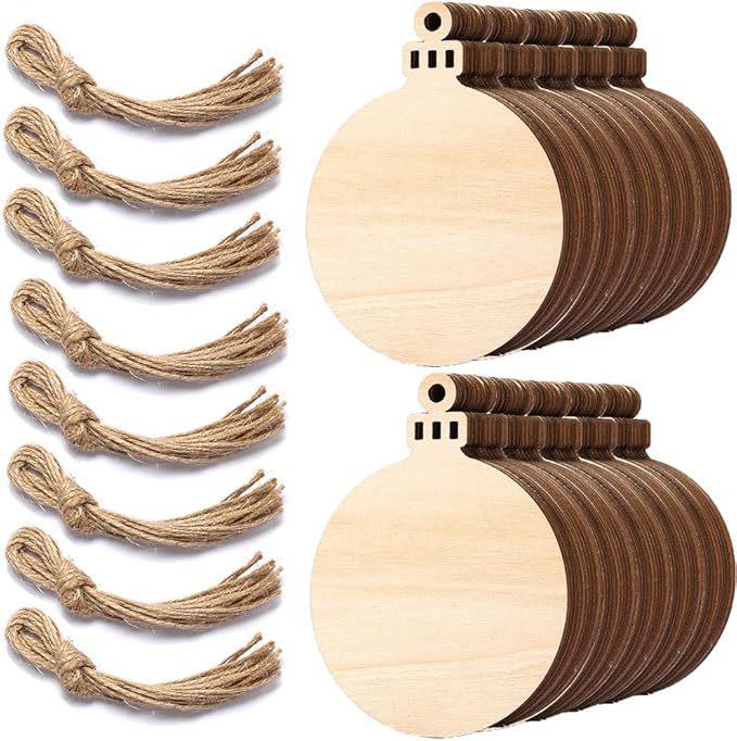 Круглое деревянное украшение ручной работы с годичными кольцами – DIY праздничное украшение и бирка для вечеринки