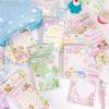 50pcs/set Retro Japanese Sweet Memo Pad for Kids Cute Cartoon Panda Scrapbooking Memo Pad Kawaii Notepad Student Supplies