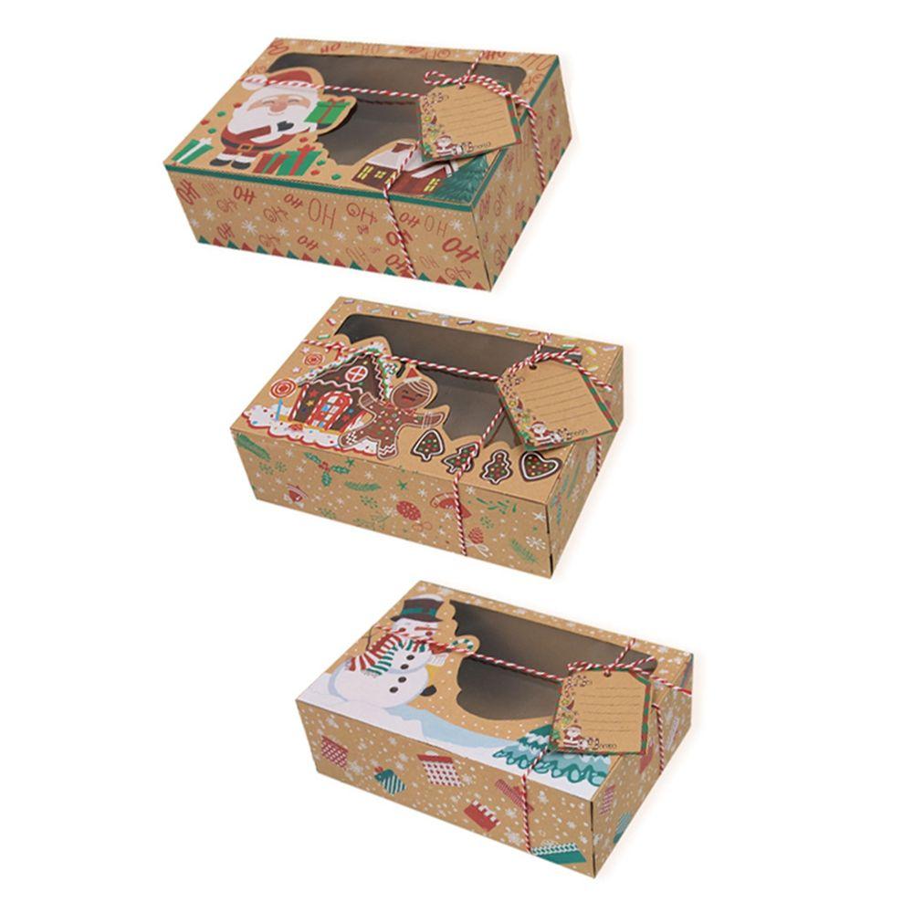 Коробки для печенья и конфет, Коробки для угощений, Коробки для десертов, Рождественские подарочные коробки, Упаковка для еды, Кондитерские коробки, Подарочный пакет