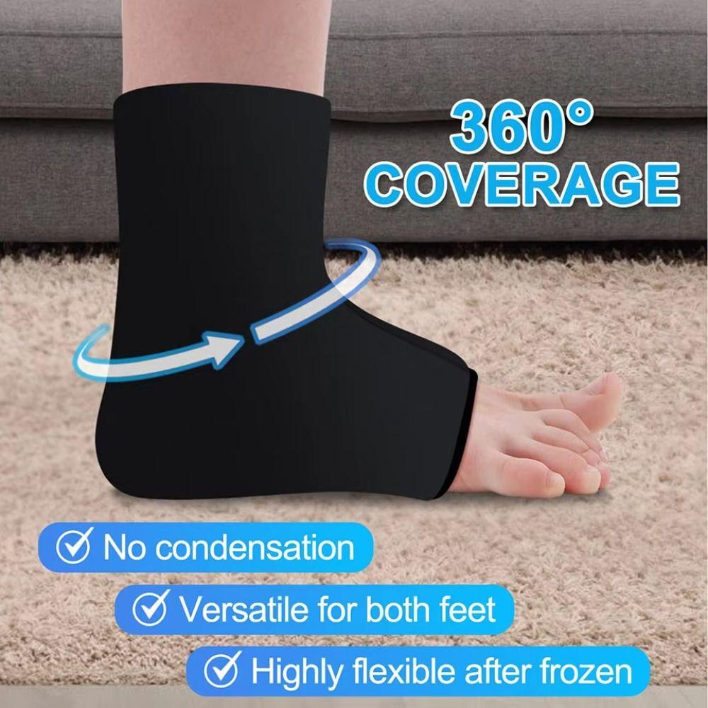 Hot & Cold Ankle Ice Pack Premium Gel Ankle Support Relief Gel Ankle Sleeve Achilles Tendonitis