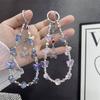 Шнурок для телефона Легкий и стильный Подвеска-цепочка для телефона с бусиной-бабочкой Брелок Наручный подвесной брелок-цепочка Аксессуар для чехла телефона