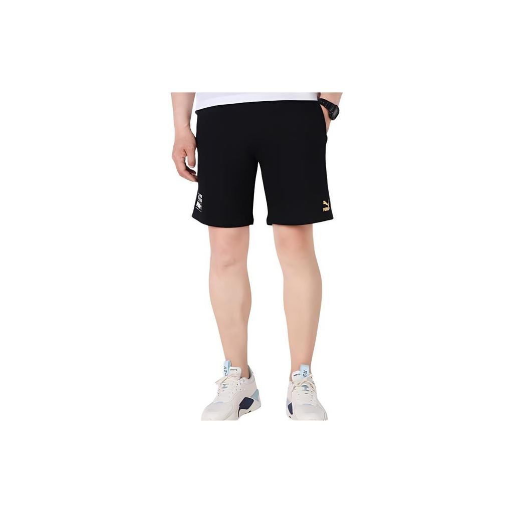 Puma Дышащие тренировочные шорты TFS Worldhood Мужские Брюки черные 599288-01
