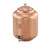 5 Litre Hammered Copper Water Dispenser (Matka/Pot) Container Pot with Pure Copper and Ayurvedic Health Benefits