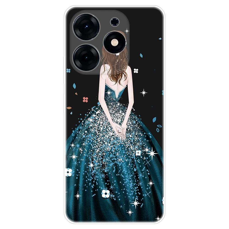 Для Tecno Spark 10 Pro Spark10 чехол Мягкая силиконовая задняя крышка модный чехол для телефона с мультяшным рисунком