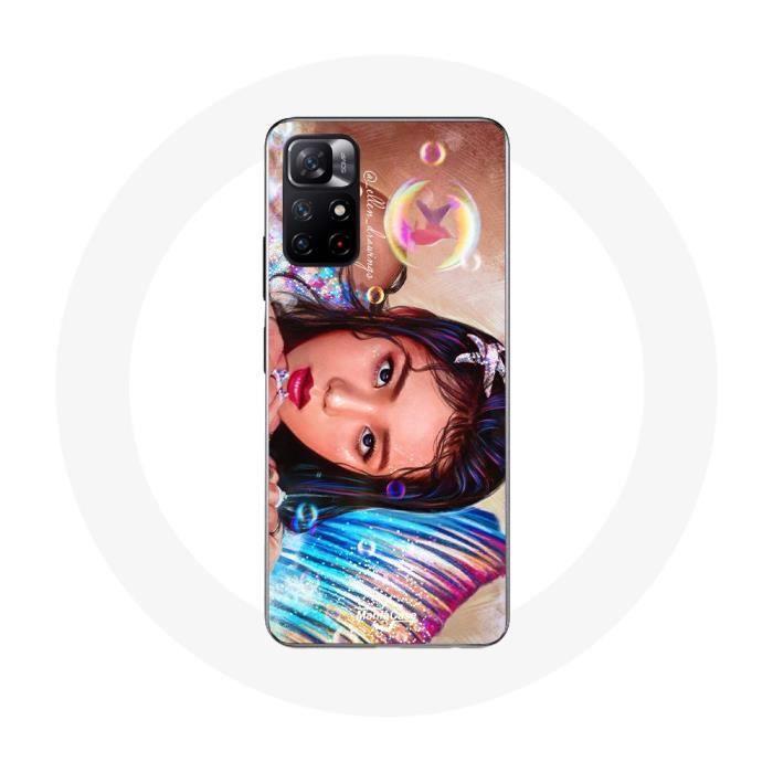 Coque - MANIACASE - Xiaomi Redmi Note 11s 5G - Noir - Souple - Poster Fanart