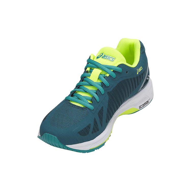 Asics Кроссовки для бега Gel-Ds Trainer 23 с низким верхом Женские кроссовки Зеленый Желтый T868N-400