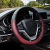 Full Leather Steering Wheel Cover 37-38cm Universal Breathable Anti-slip Car Interior Decoration Accessories Protector