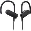 Audio Technica SonicSport Wireless Earphones Waterproof Sport Bluetooth With Remote Control Mic Diamond Black Ath Sport70bt Bk Diamond Black