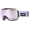 Asian Fit Ski Snowboard Goggles High Contrast Glasses Compatible Mirror Single Lens Downhill 2100 CV [Uvex]
