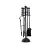Leecroft Turn Handle Companion Set Black 18''