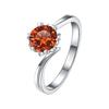Bague Ringen S925 Набор с муассанитом цвета D, классическое женское кольцо с шестью когтями и снежинкой в ​​один карат, с покрытием из 18-каратного золота