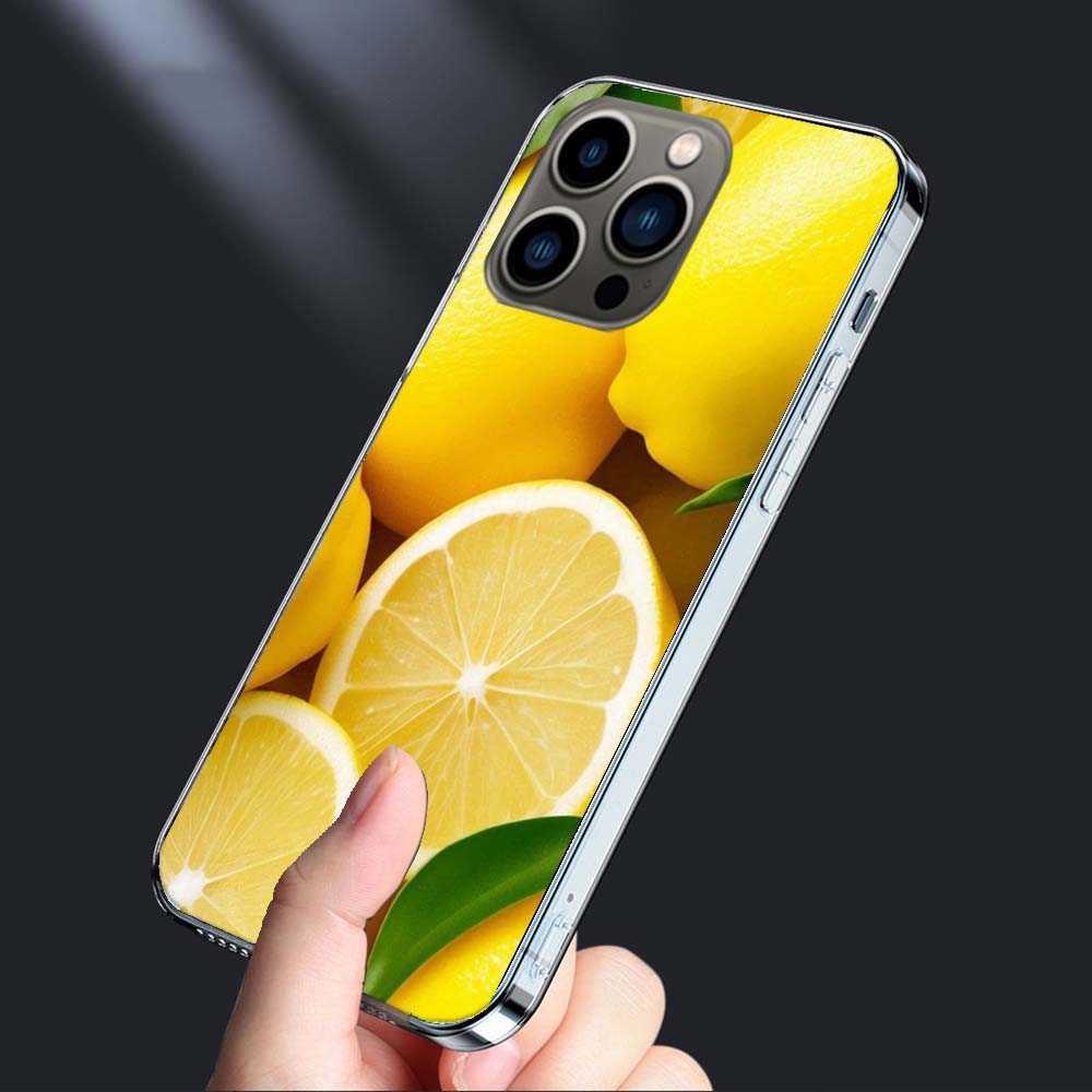 Освежающий желтый лимон летний чехол для телефона для iPhone 16E 15 Pro 14 Plus 17E 16 17 Pro Max Air 11 12 13 Mini Ударопрочная крышка